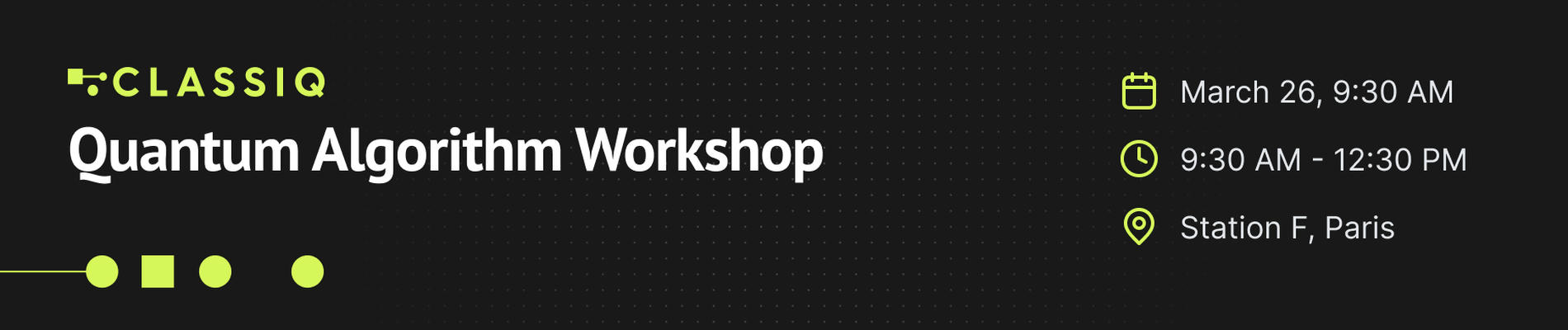 Alice and Bob | Classiq workshop background cover
